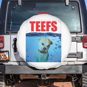 Chihuahua Dog Meme Spare Tire Cover Funny Horror Movie Poster Dog Teefs TS12 No hole White Print Your Wear