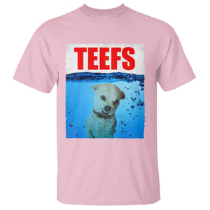Chihuahua Dog Meme T Shirt Funny Horror Movie Poster Dog Teefs TS12 Light Pink Print Your Wear