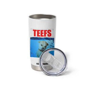 Chihuahua Dog Meme Tumbler Cup Funny Horror Movie Poster Dog Teefs TS12 Print Your Wear