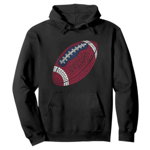 Patriotic Polka Dot Football Hoodie Dot Day Gift