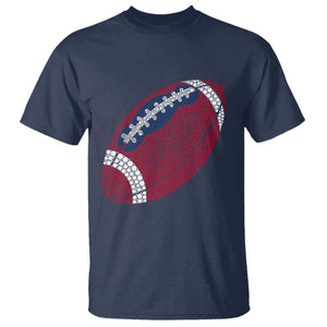 Patriotic Polka Dot Football T Shirt Dot Day Gift