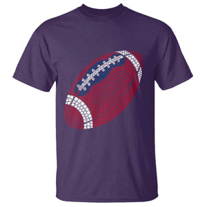 Patriotic Polka Dot Football T Shirt Dot Day Gift