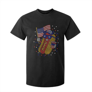International Dot Day Hotdog T Shirt For Kid Red White Blue Polka Dots