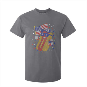 International Dot Day Hotdog T Shirt For Kid Red White Blue Polka Dots