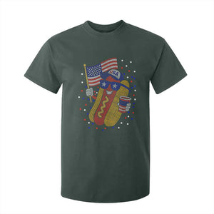 International Dot Day Hotdog T Shirt For Kid Red White Blue Polka Dots