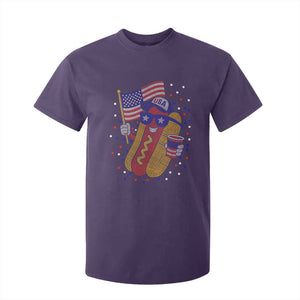 International Dot Day Hotdog T Shirt For Kid Red White Blue Polka Dots