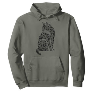 Polka Dot Black Cat Hoodie International Dot Day Gift