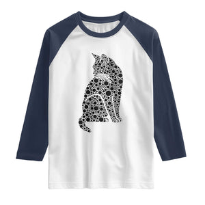 Polka Dot Black Cat Raglan Shirt International Dot Day Gift