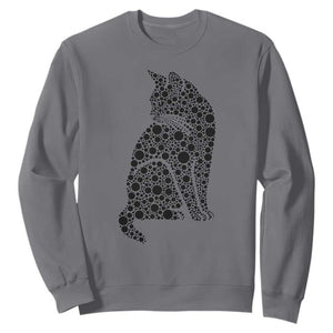 Polka Dot Black Cat Sweatshirt International Dot Day Gift