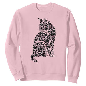 Polka Dot Black Cat Sweatshirt International Dot Day Gift