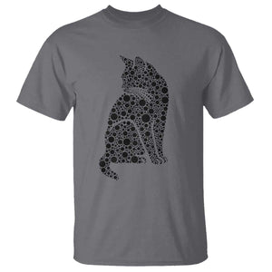 Polka Dot Black Cat T Shirt International Dot Day Gift