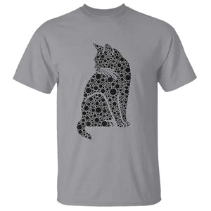 Polka Dot Black Cat T Shirt International Dot Day Gift