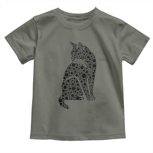 Polka Dot Black Cat Toddler T Shirt International Dot Day Gift