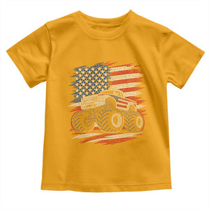 Patriotic Monster Truck Polka Dot Toddler T Shirt Dot Day Gift