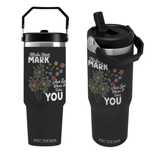 Happy Dot Day Flip Straw Tumbler Make Your Mark And See Where It Takes You