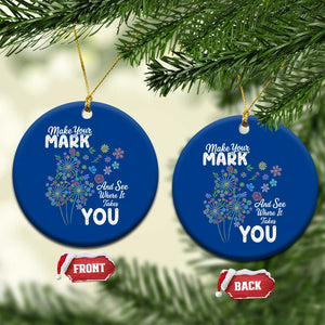 Happy Dot Day Ceramic Ornament Make Your Mark And See Where It Takes You