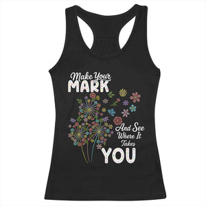 Happy Dot Day Racerback Tank Top Make Your Mark And See Where It Takes You