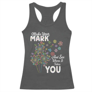 Happy Dot Day Racerback Tank Top Make Your Mark And See Where It Takes You