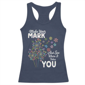Happy Dot Day Racerback Tank Top Make Your Mark And See Where It Takes You