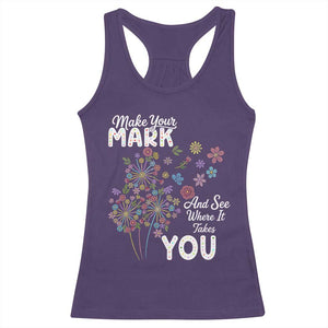 Happy Dot Day Racerback Tank Top Make Your Mark And See Where It Takes You
