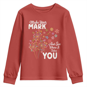 Happy Dot Day Youth Sweatshirt Make Your Mark And See Where It Takes You