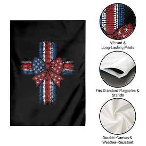 Dot Day Christian Garden Flag Patriotic Polka Dot Cross