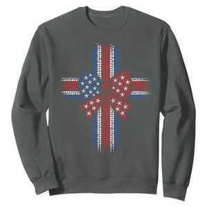 Dot Day Christian Sweatshirt Patriotic Polka Dot Cross