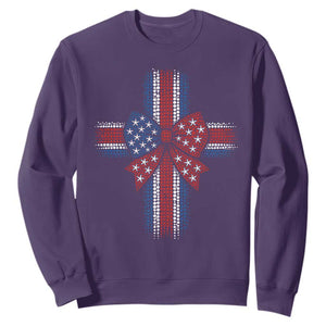 Dot Day Christian Sweatshirt Patriotic Polka Dot Cross