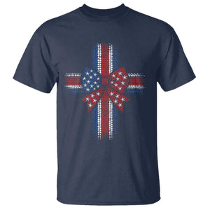 Dot Day Christian T Shirt Patriotic Polka Dot Cross