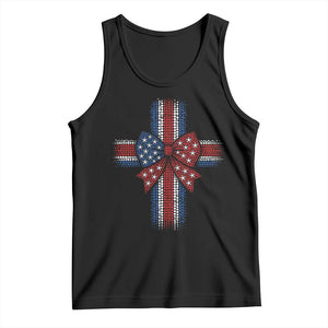 Dot Day Christian Tank Top Patriotic Polka Dot Cross