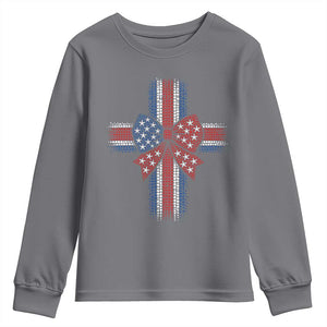 Dot Day Christian Youth Sweatshirt Patriotic Polka Dot Cross