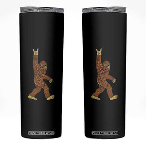Funny Polka Dot Bigfoot Rock On Skinny Tumbler Dot Day Gift