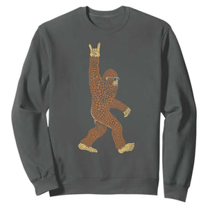 Funny Polka Dot Bigfoot Rock On Sweatshirt Dot Day Gift