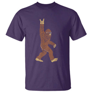 Funny Polka Dot Bigfoot Rock On T Shirt Dot Day Gift