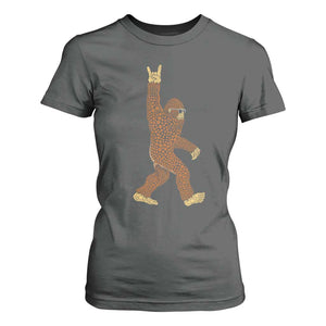 Funny Polka Dot Bigfoot Rock On T Shirt For Women Dot Day Gift