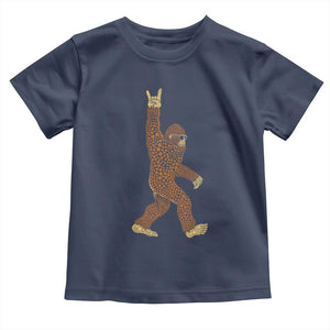 Funny Polka Dot Bigfoot Rock On Toddler T Shirt Dot Day Gift