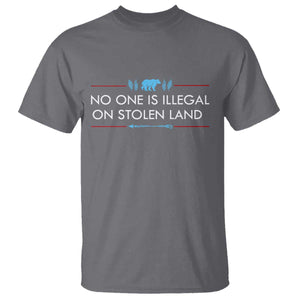 No One Is Illegal On Stolen Land T Shirt Indigenous Peoples Pride