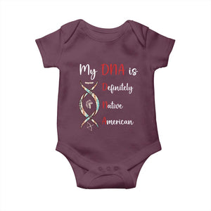 My DNA Is Definitely Native American Baby Onesie Indigenous Pride