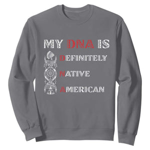 My DNA Is Definitely Native American Sweatshirt Native Roots Pride