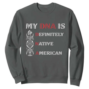 My DNA Is Definitely Native American Sweatshirt Native Roots Pride