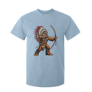 Native American Bigfoot Chief T Shirt For Kid Forest Warrior Pride Graphic
