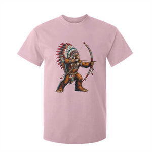 Native American Bigfoot Chief T Shirt For Kid Forest Warrior Pride Graphic