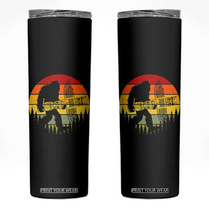 Vintage Pacific Northwest Bigfoot With Totem Pole Skinny Tumbler
