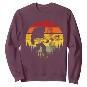 Vintage Pacific Northwest Bigfoot With Totem Pole Sweatshirt