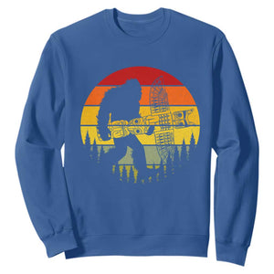 Vintage Pacific Northwest Bigfoot With Totem Pole Sweatshirt