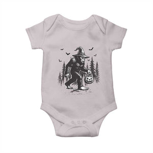 Funny Halloween Gift Baby Onesie Bigfoot Witch Costume TS12 Ice Gray Print Your Wear