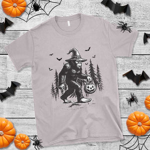 Funny Halloween Gift T Shirt Bigfoot Witch Costume TS12 Ice Gray Print Your Wear