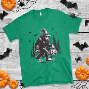 Funny Halloween Gift T Shirt Bigfoot Witch Costume TS12 Irish Green Print Your Wear