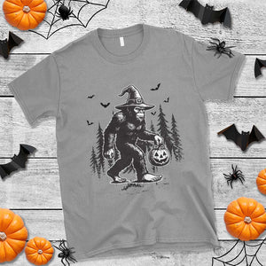 Funny Halloween Gift T Shirt Bigfoot Witch Costume TS12 Sport Gray Print Your Wear