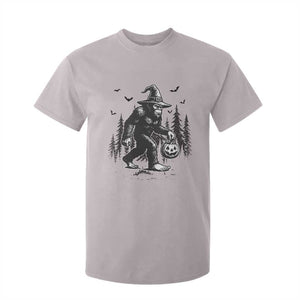 Funny Halloween Gift T Shirt For Kid Bigfoot Witch Costume TS12 Ice Gray Print Your Wear